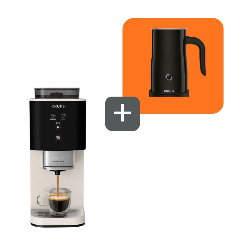 Moulinex Promo Pack Coffee Crush + Milk Frother